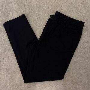 BRIONI Chamonix Comfort Fit Black Trousers Pants Mens Size 44 Made in Italy